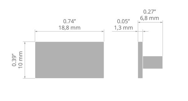 Endkappen schließen die Profilenden sauber ab